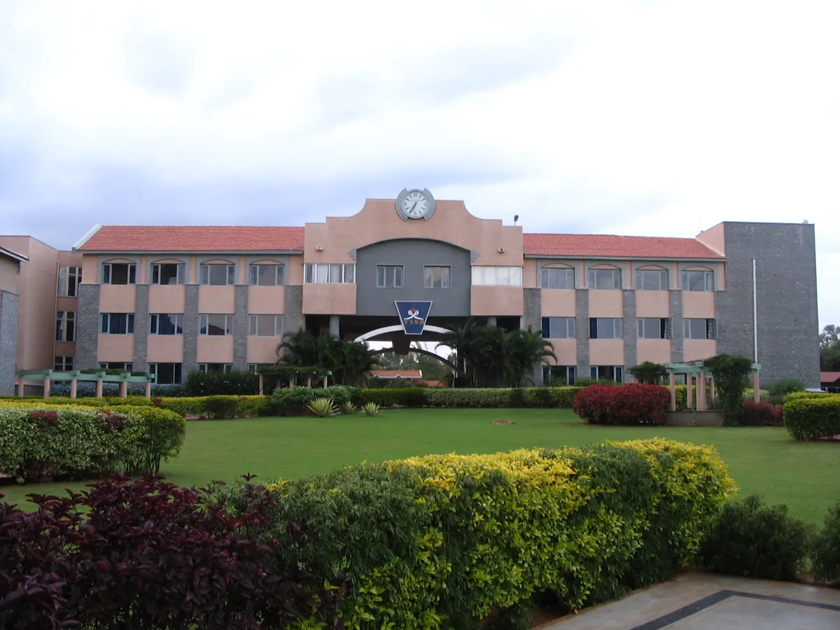 Academic block at The International School Bangalore.